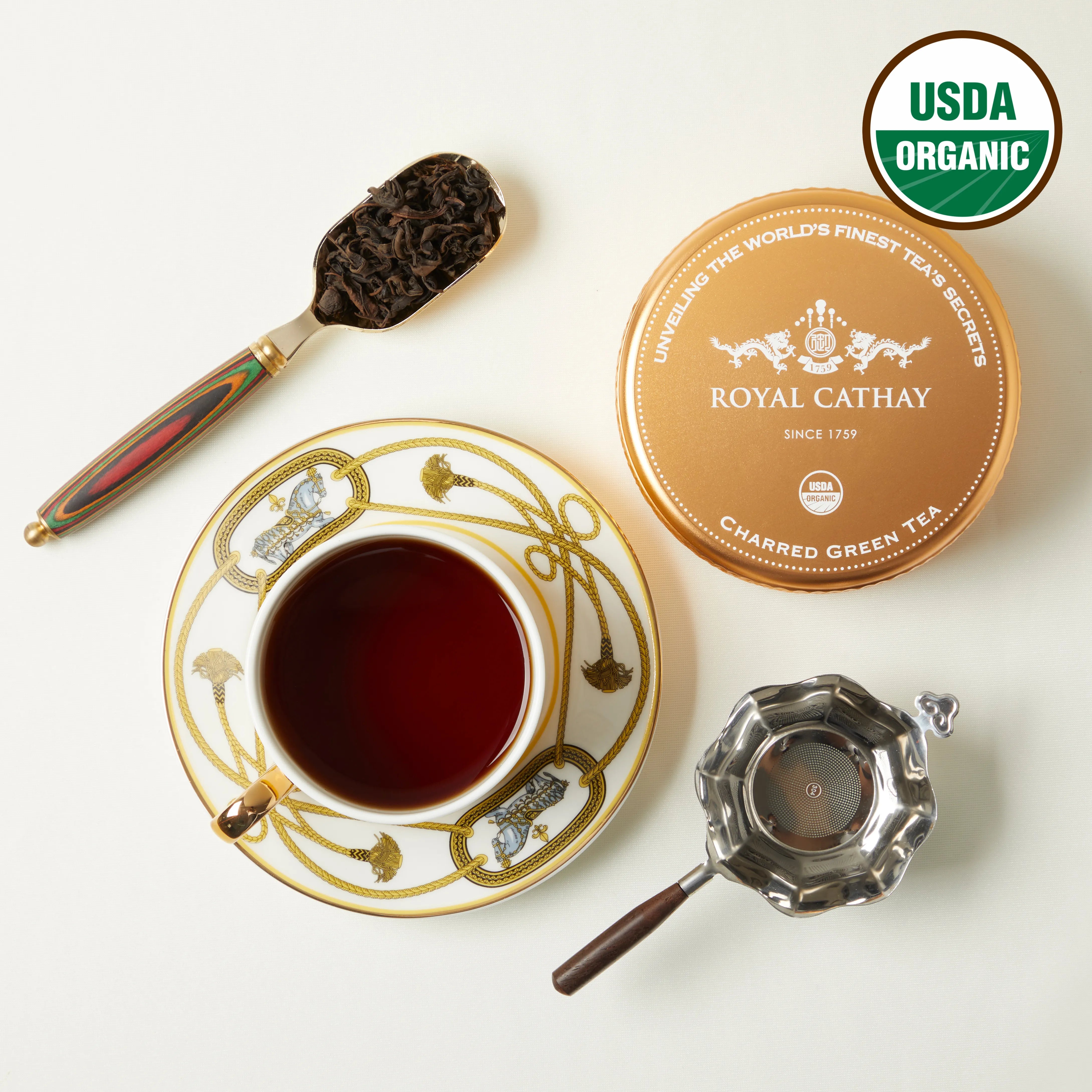 Charred Green Tea